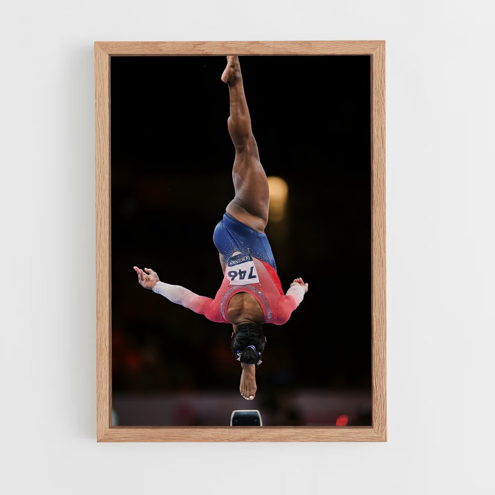 Poster Simone biles acharnés (vue 4)